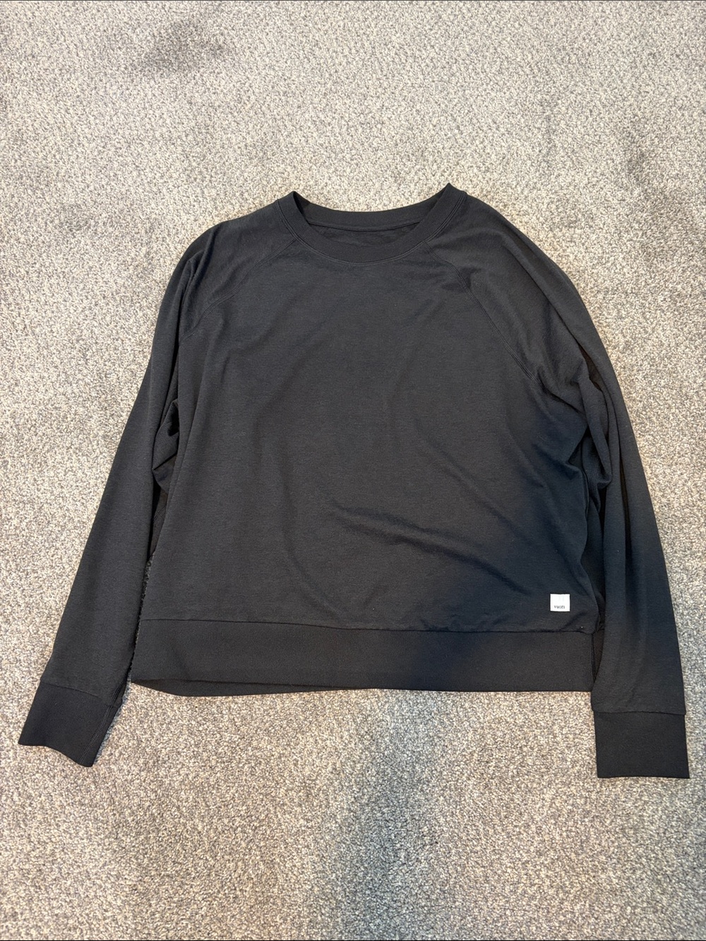 Vuori Womens Crewneck Black